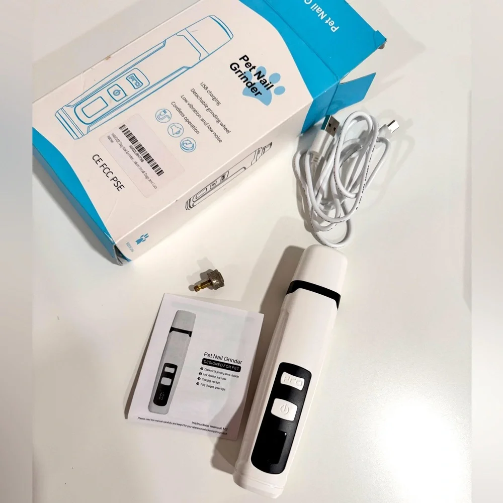 Pet nail grinder trimmer